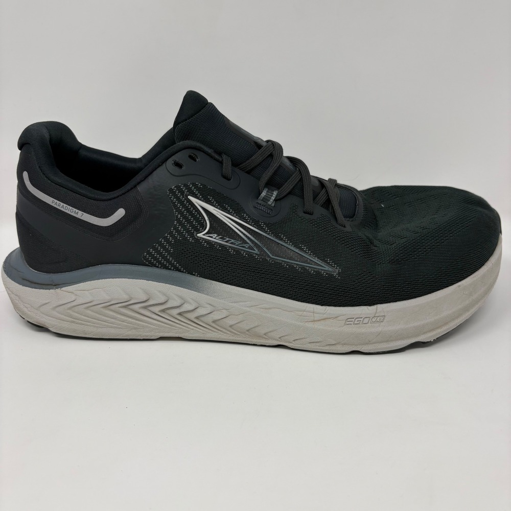 Altra Paradigm 7 Mens Size 11.5 Black Grey Athletic Running Shoes (AL0A82C5000)